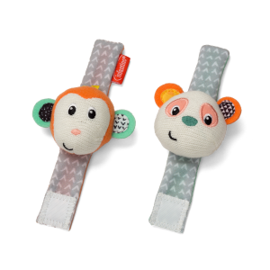 Hrkálky na ruku Opička a Panda