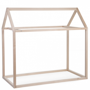 Rám postele Domček Natural 70x140cm