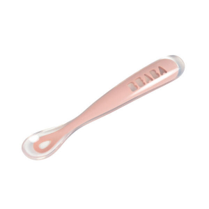 Prvá lyžička silikónová Pink