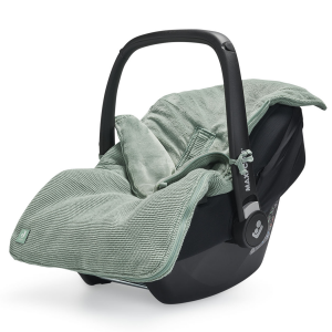 Fusak do autosedačky Basic Knit Ash Green