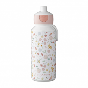 Fľaša na pitie 400 ml Kvety a motýle