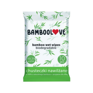 Vlhčené obrúsky bambus 10 ks