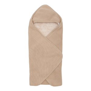 Deka zavinovacia pletená Beige