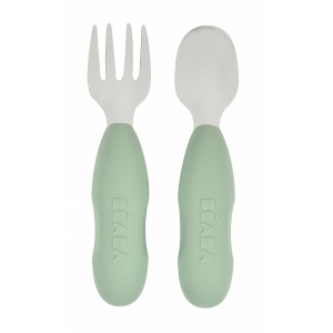 Prvý trénovací príbor 2-dielny Sage Green