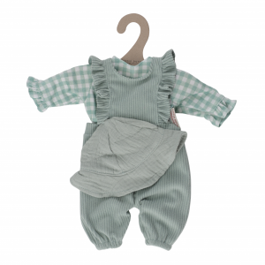 Oblečenie pre bábiku Baby Green Check