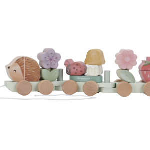 Vláčik drevený ježko Fairy Garden