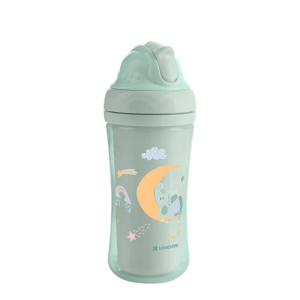 Hrnček so silikónovou slamkou 220ml 8m+ Moony me Mint