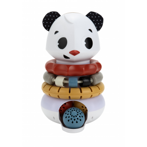 Hudobná pyramída s krúžkami Tiny Rockers Panda