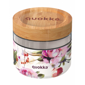 Sklenená nádoba na jedlo Deli Dark Flowers 820 ml