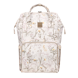 Prebaľovací batoh Siena Luxe Secret Garden Beige