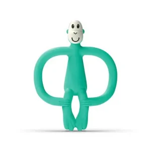 HRYZÁTKO A ZUBNÁ KEFKA MATCHSTICK MONKEY TEETHER GREEN
