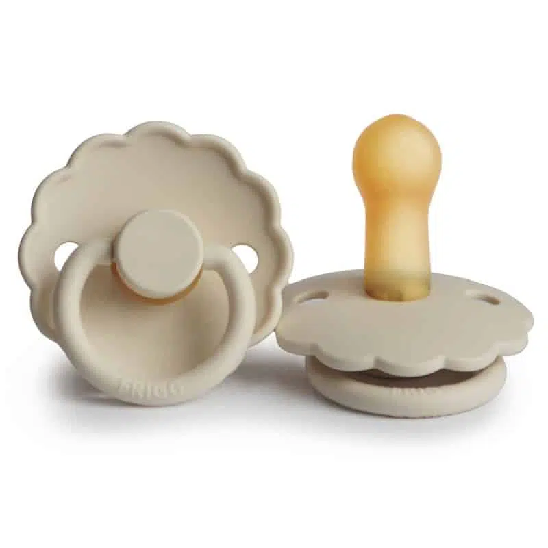 CUMLÍK FRIGG DAISY CREAM, +6M, KAUČUK