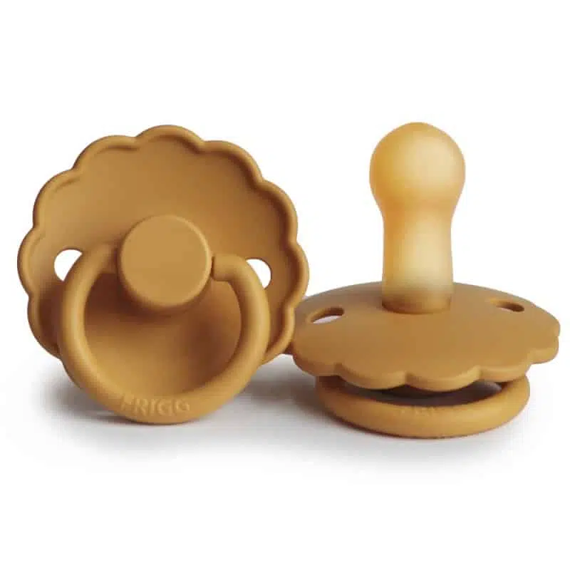 CUMLÍK FRIGG DAISY HONEY GOLD, +6M, KAUČUK