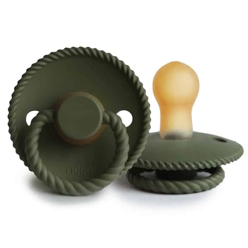 CUMLÍK FRIGG ROPE OLIVE, 0-6M, KAUČUK