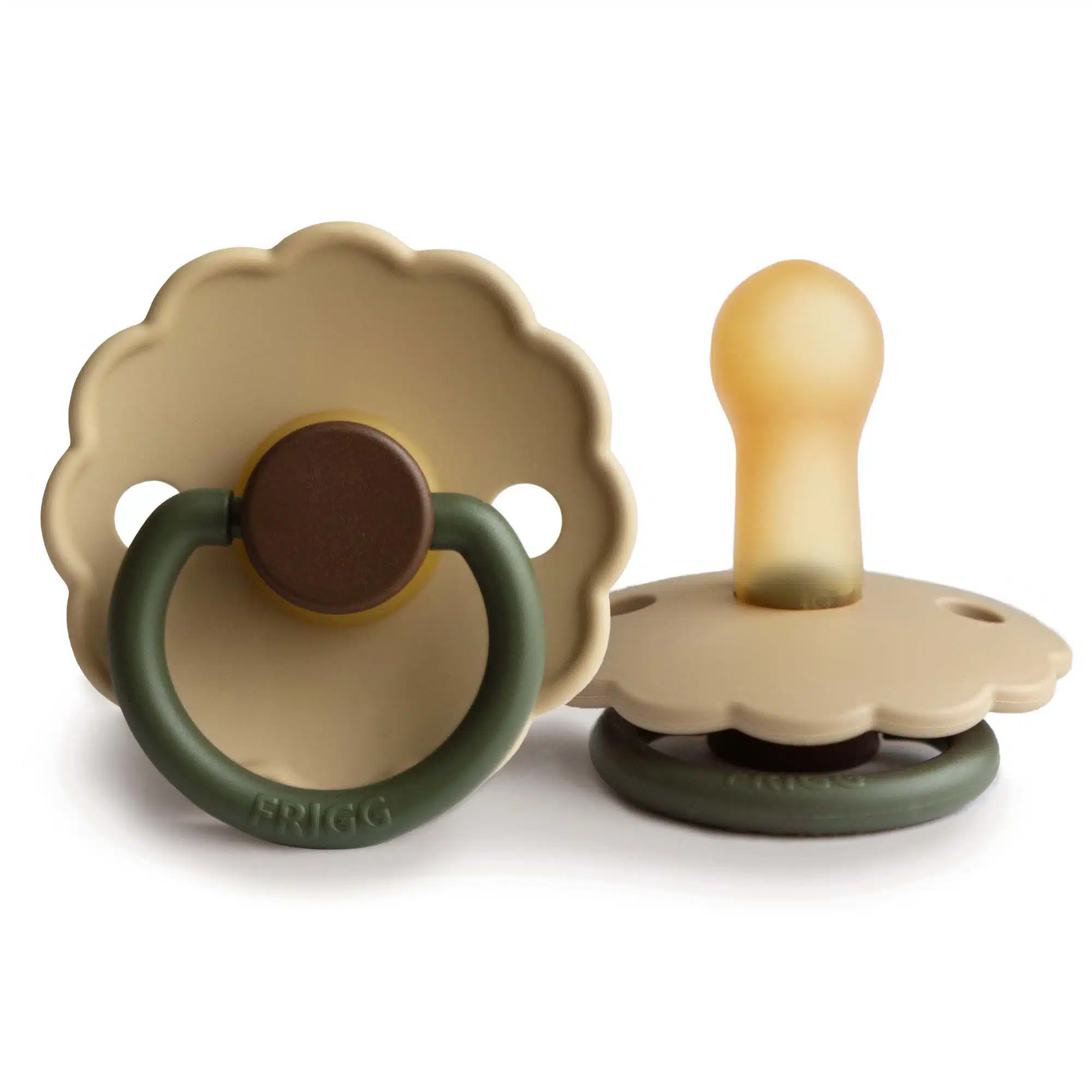 CUMLÍK FRIGG DAISY COLORBLOCK ACORN, +6M, KAUČUK