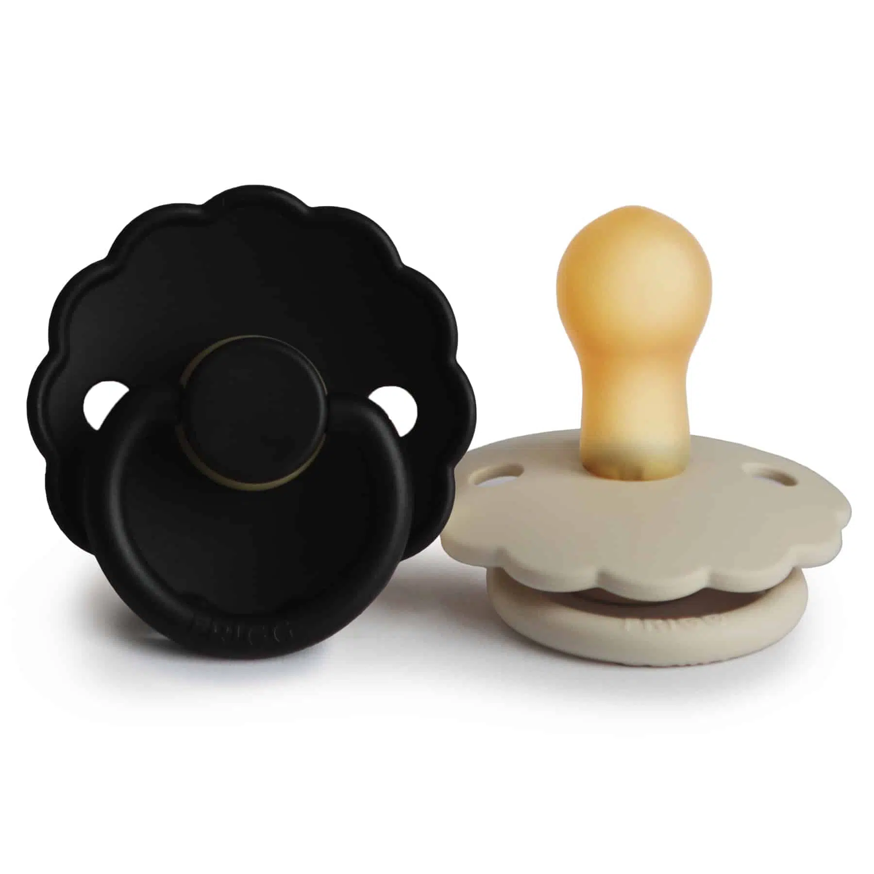 CUMLÍKY FRIGG DAISY CREAM/ JET BLACK, 0-6M, KAUČUK
