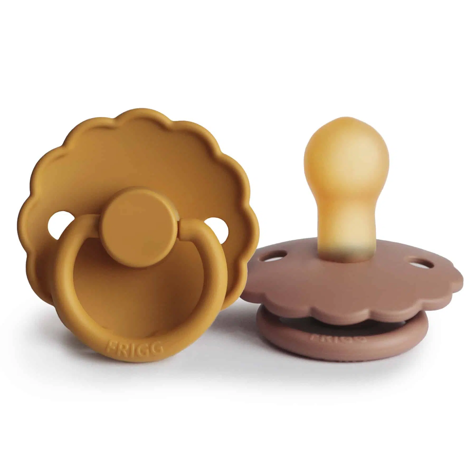 CUMLÍKY FRIGG DAISY HONEY GOLD/ ROSE GOLD, 0-6M, KAUČUK