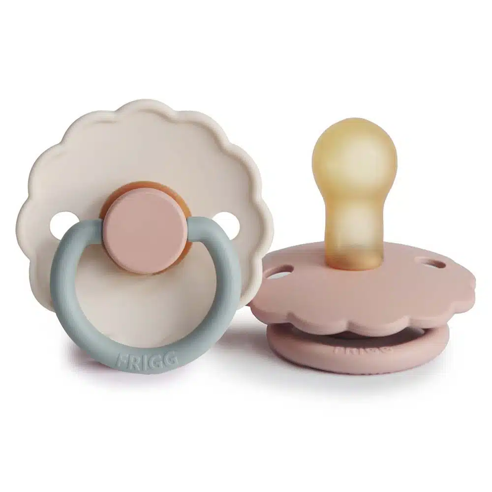 CUMLÍKY FRIGG DAISY BLUSH/ COTTON CANDY, +6M, KAUČUK