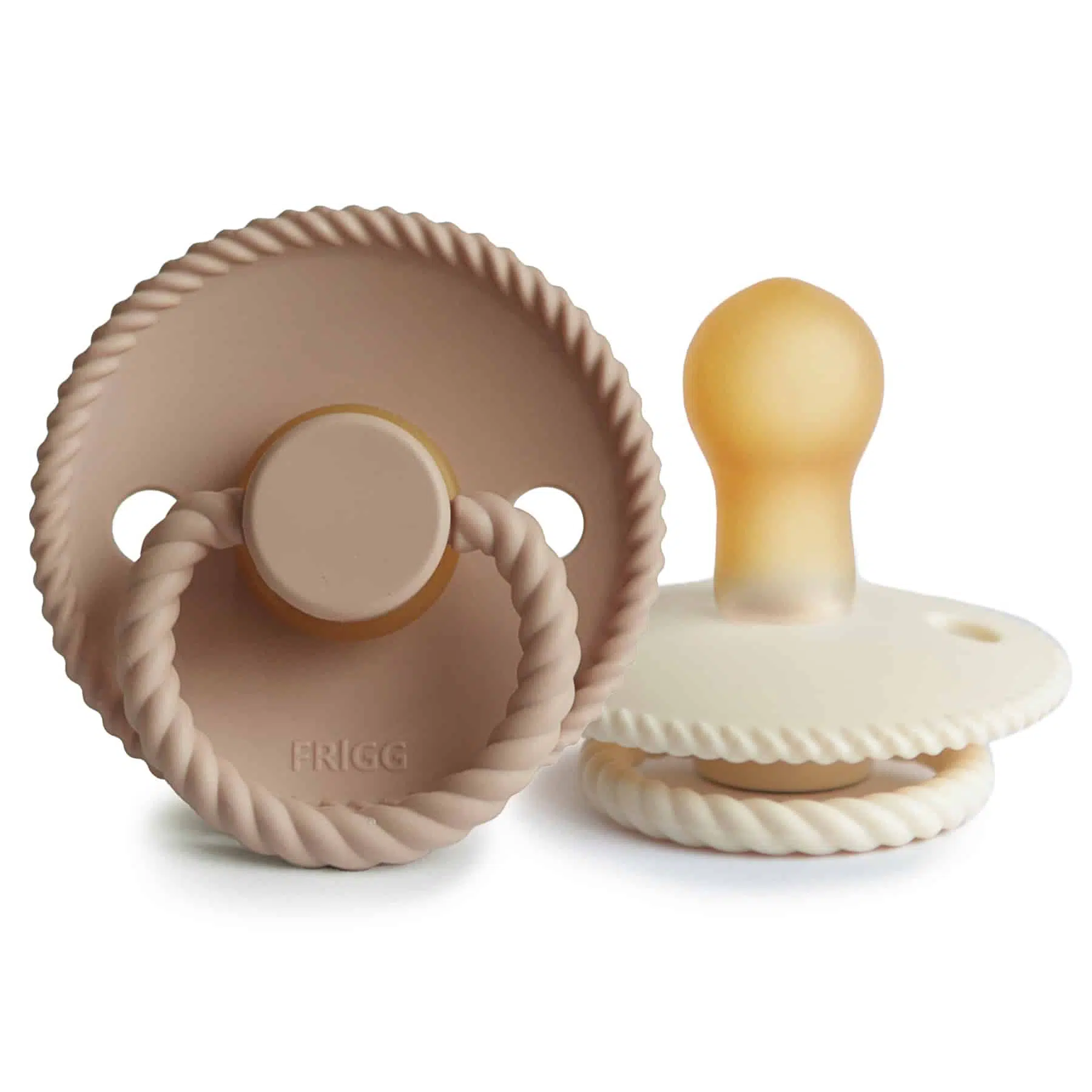 CUMLÍKY FRIGG ROPE CREAM/ CROISSANT, 0-6M, KAUČUK