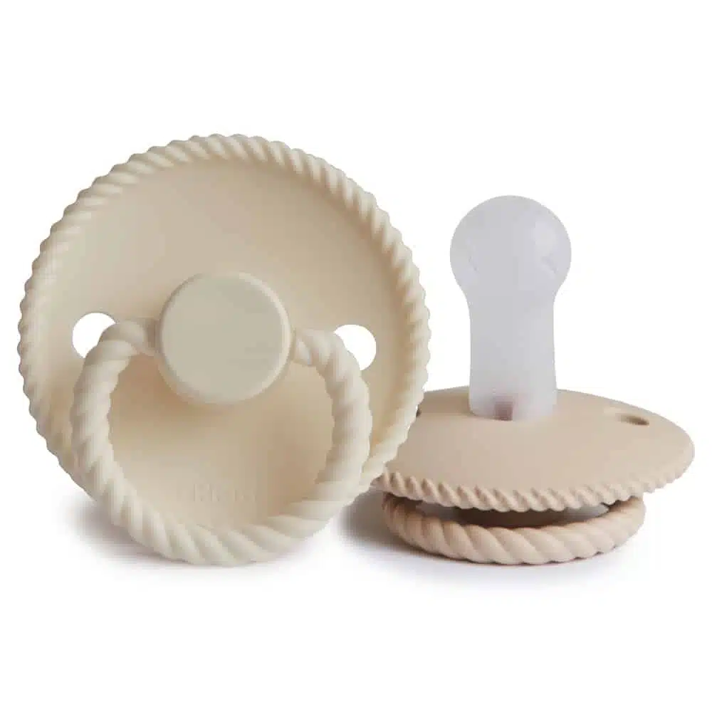 CUMLÍKY FRIGG ROPE CREAM/ CROISSANT, +6M, SILIKÓN