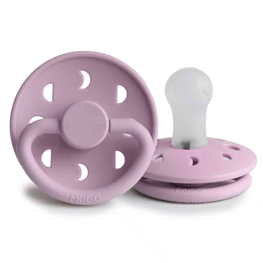 CUMLÍK FRIGG MOON PHASE SOFT LILAC, 0-6M, SILIKÓN