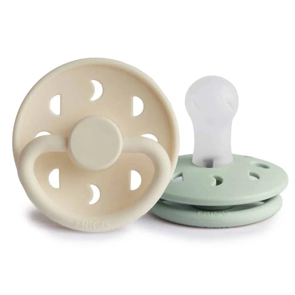 CUMLÍKY FRIGG MOON PHASE CREAM/ SAGE, 0-6M, SILIKÓN
