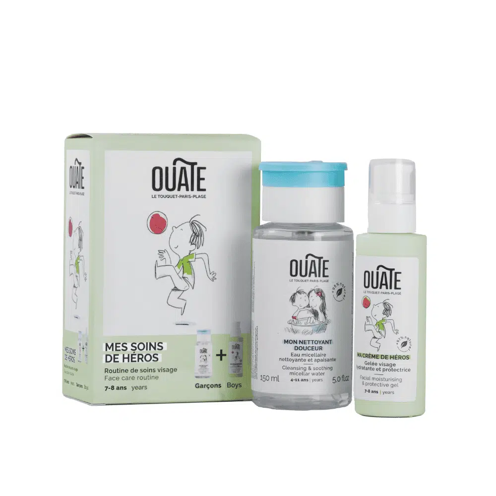 OUATE MOJA HRDINSKÁ PLEŤOVÁ RUTINA, HRDINSKÝ KRÉM 50 ML + ČISTÍTKO 150 ML, 7-8 ROKOV, CHLAPEC