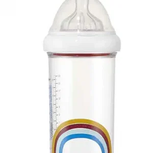 DOJČENSKÁ FĽAŠA LE BIBERON FRANCAIS RAINBOW, 360 ML, 6+M