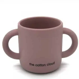 SILIKONOVÝ HRNČEK COTTON CLOUD DUSTY PINK