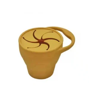 SILIKÓNOVÝ SNACK - HRNČEK COTTON CLOUD MUSTARD