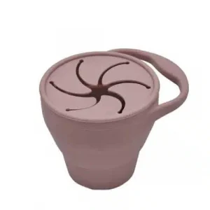 SILIKÓNOVÝ SNACK - HRNČEK COTTON CLOUD DUSTY PINK