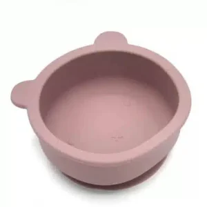 SILIKÓNOVÁ MISKA TEDDY DUSTY PINK