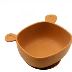 SILIKÓNOVÁ MISKA MEDVEĎ LILI CINNAMON