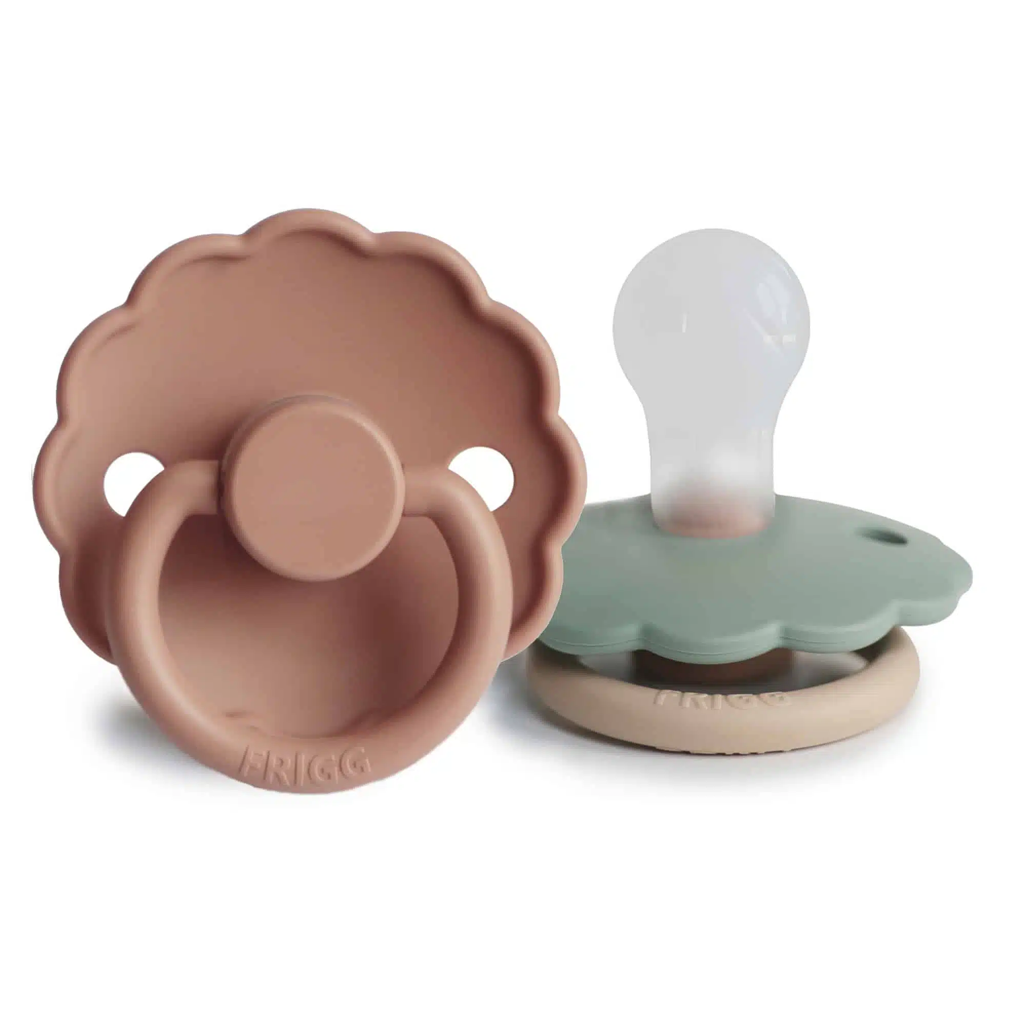 DVOJBALENIE CUMLÍKOV FRIGG DAISY ROSE GOLD/ WILLOW, 0-6M, SILIKÓN