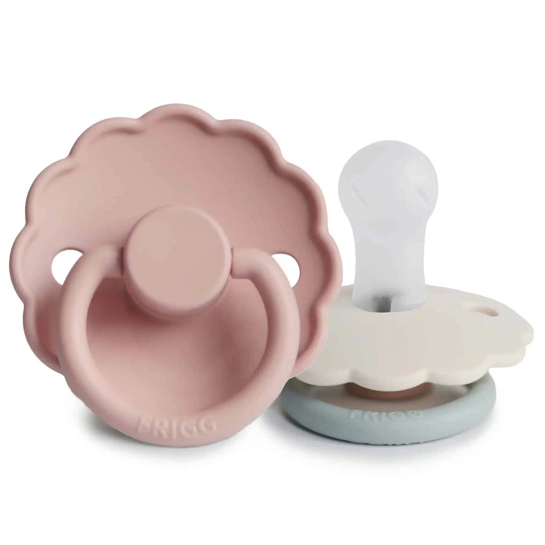 DVOJBALENIE CUMLÍKOV FRIGG DAISY BLUSH/ COTTON CANDY, 0-6M, SILIKÓN
