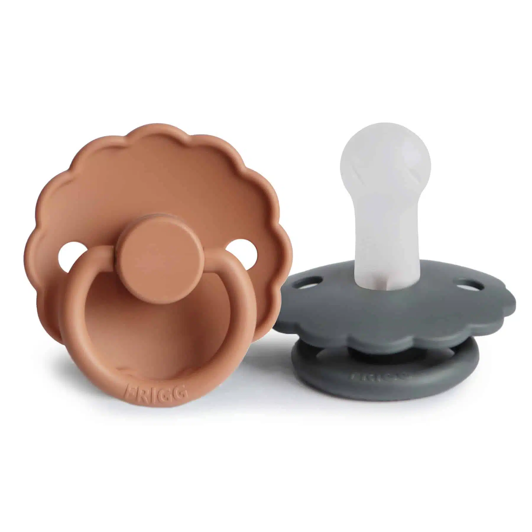 DVOJBALENIE CUMLÍKOV FRIGG DAISY GRAPHITE/ PEACH BRONZE, +6M, SILIKÓN