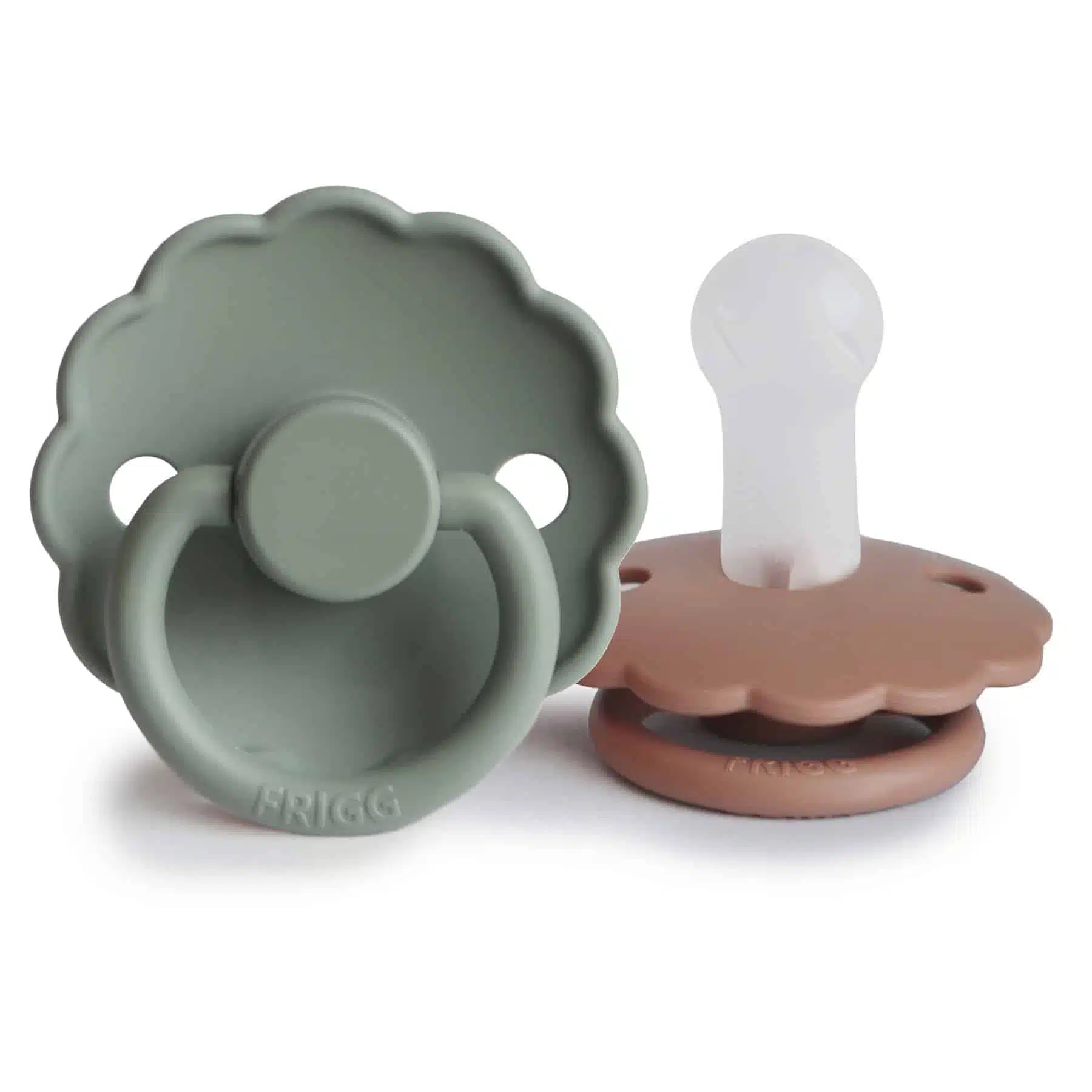 DVOJBALENIE CUMLÍKOV FRIGG DAISY LILY PAD/ ROSE GOLD, +6M, SILIKÓN