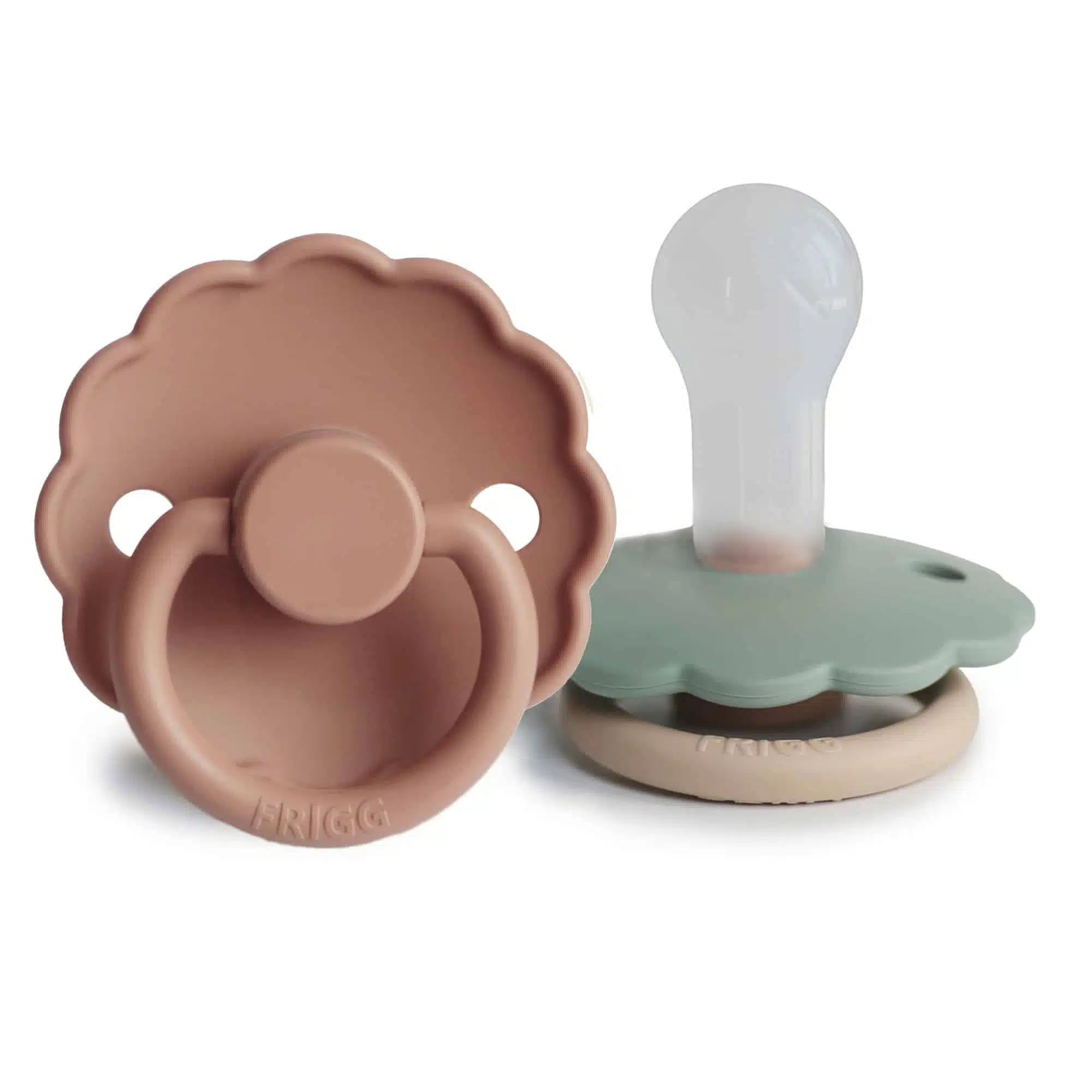 DVOJBALENIE CUMLÍKOV FRIGG DAISY ROSE GOLD/ WILLOW, +6M, SILIKÓN