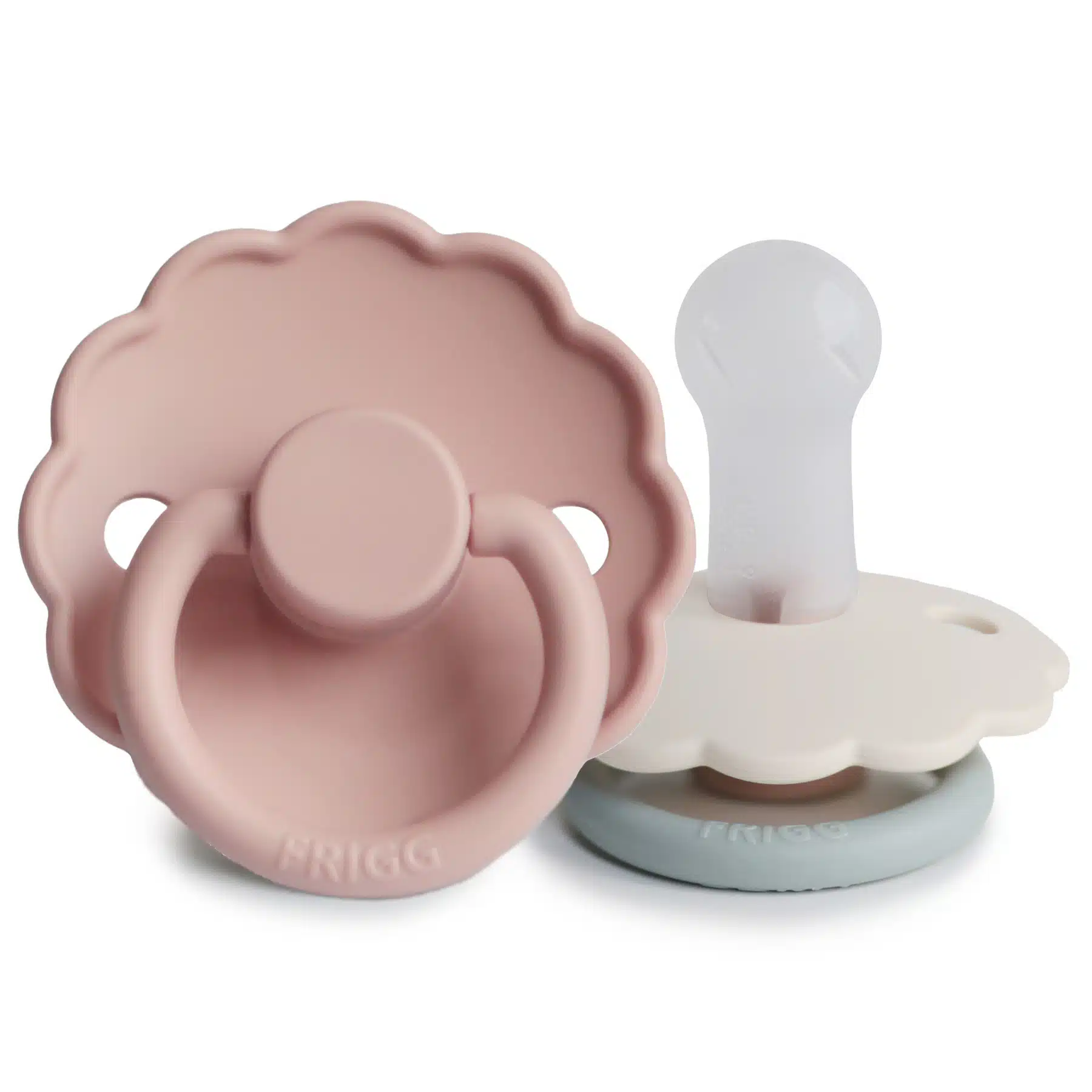 DVOJBALENIE CUMLÍKOV FRIGG DAISY BLUSH/ COTTON CANDY, +6M, SILIKÓN