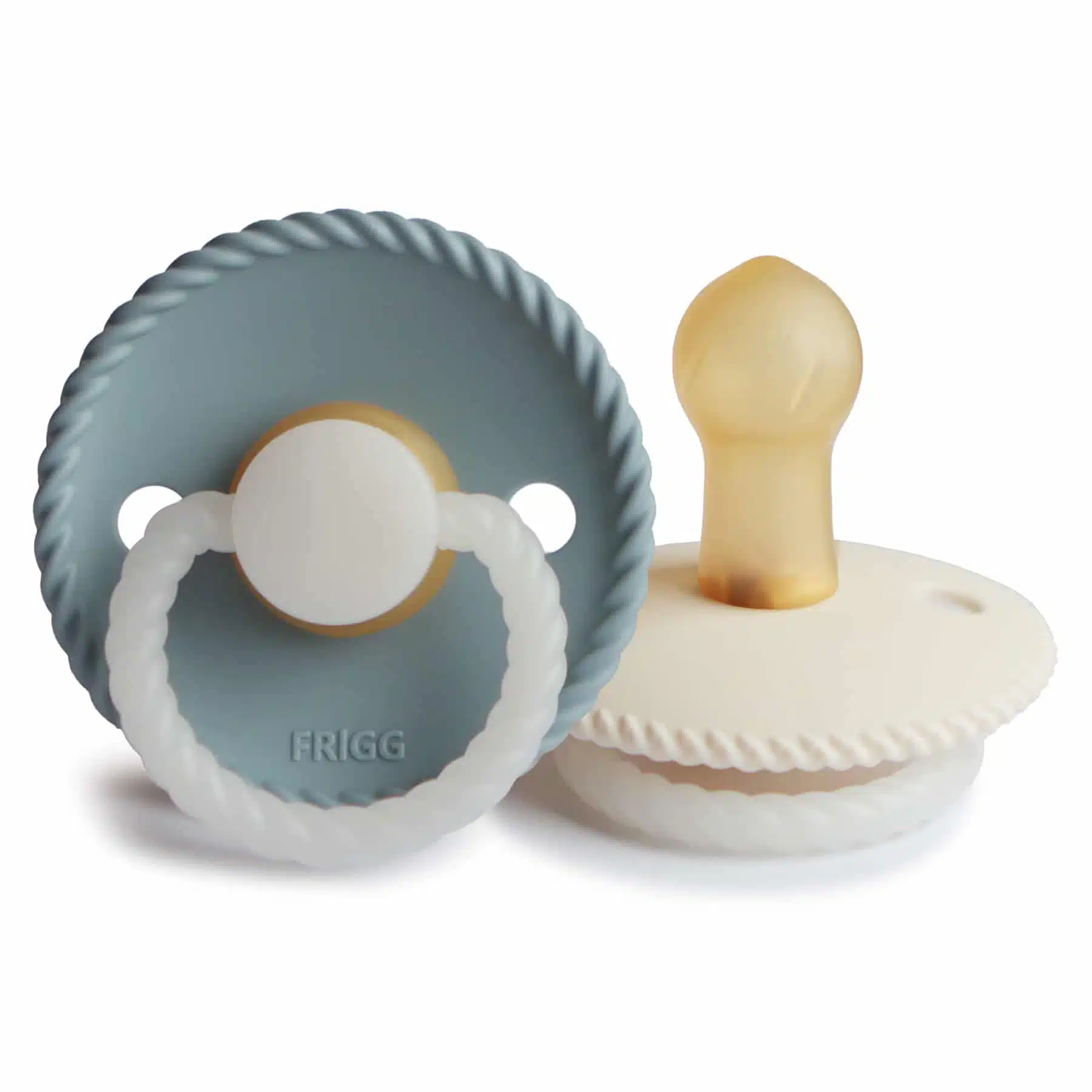 DVOJBALENIE CUMLÍKOV FRIGG ROPE NIGHT STONE BLUE/ CREAM, 0-6M, KAUČUK