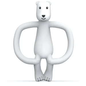 HRYZADLO A ZUBNÁ KEFKA MATCHSTICK MONKEY POMELO POLAR BEAR – ĽADOVÝ MEDVEĎ