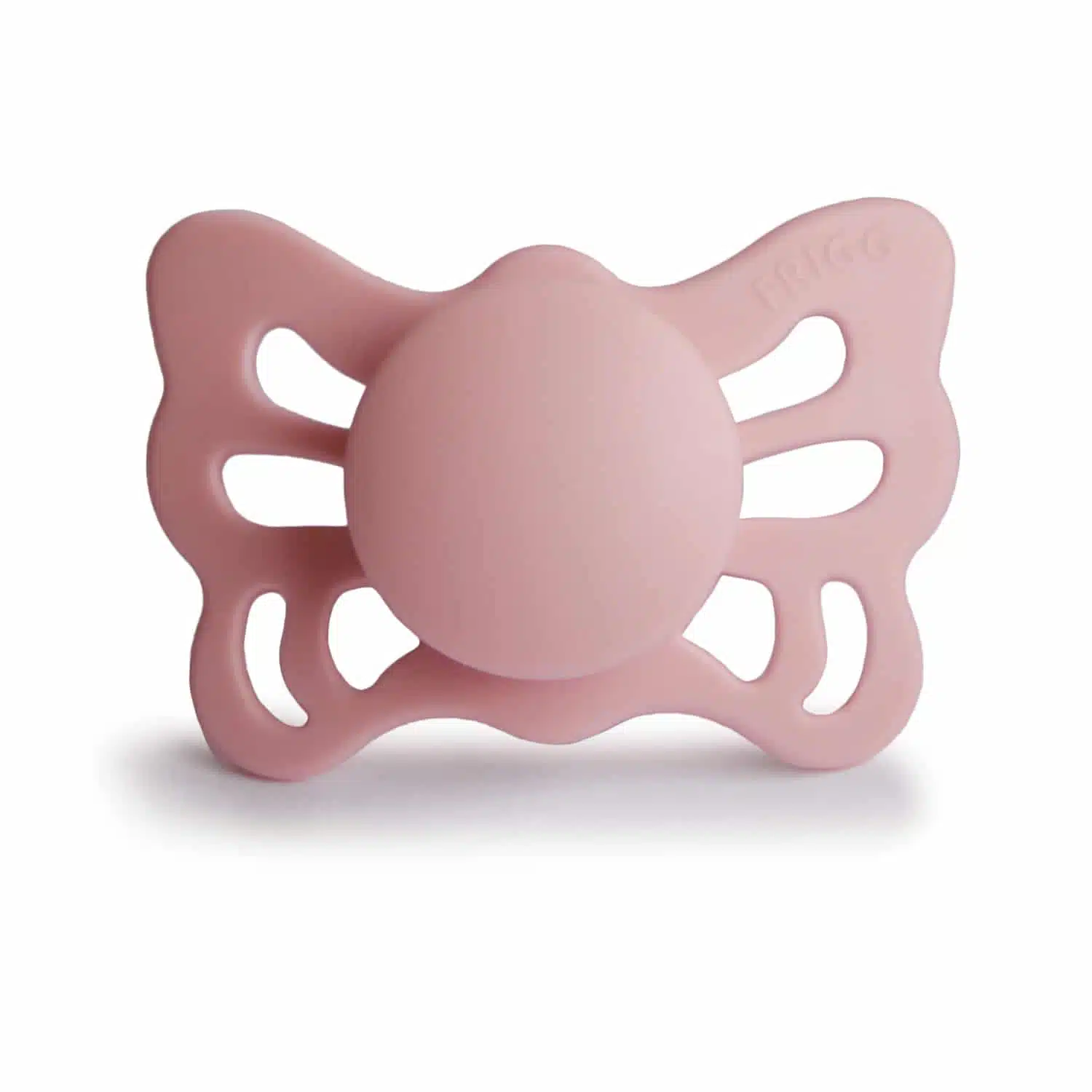 ANATOMICKÝ CUMLÍK FRIGG BUTTERFLY BABY PINK, 0-6M, SILIKÓN