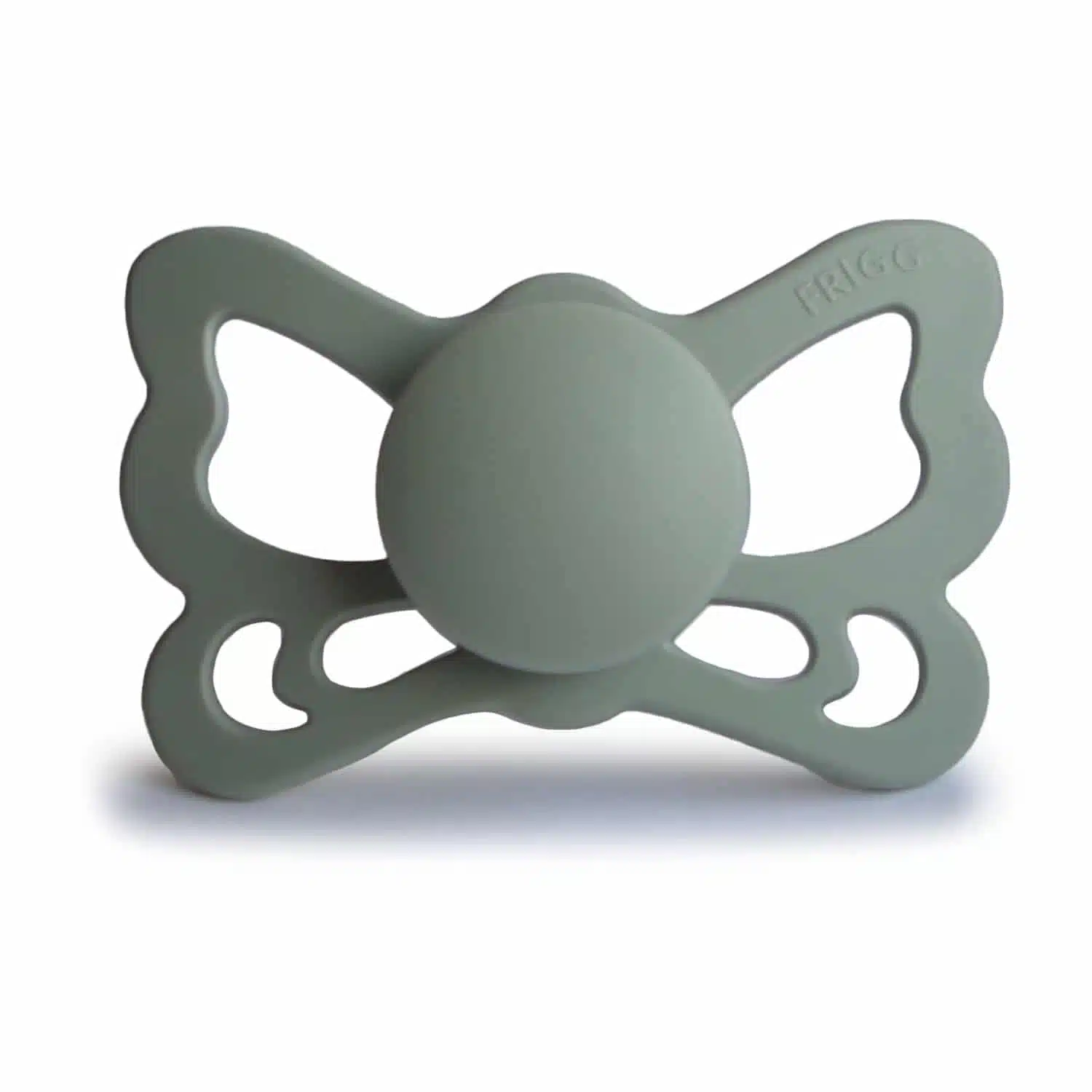 ANATOMICKÝ CUMLÍK FRIGG BUTTERFLY SAGE, 6-18M, SILIKÓN