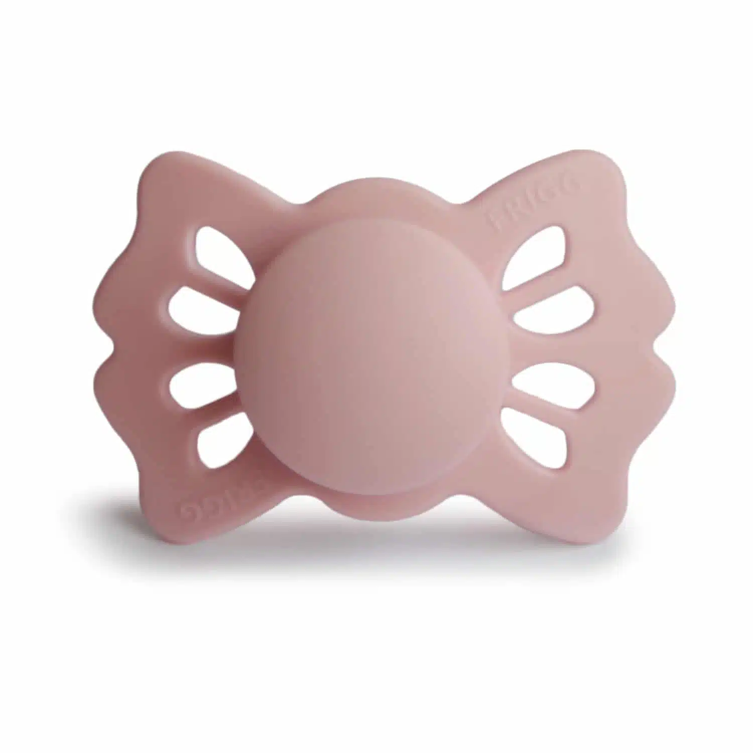 SYMETRICKÝ CUMLÍK FRIGG LUCKY BLUSH, 0-6M, SILIKÓN