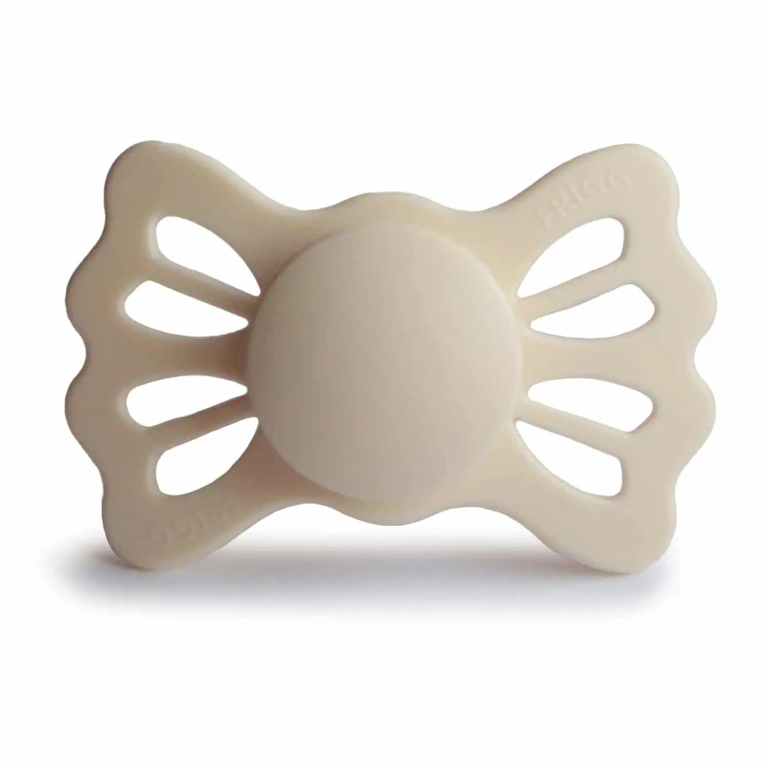 SYMETRICKÝ CUMLÍK FRIGG LUCKY CREAM, 6-18M, SILIKÓN