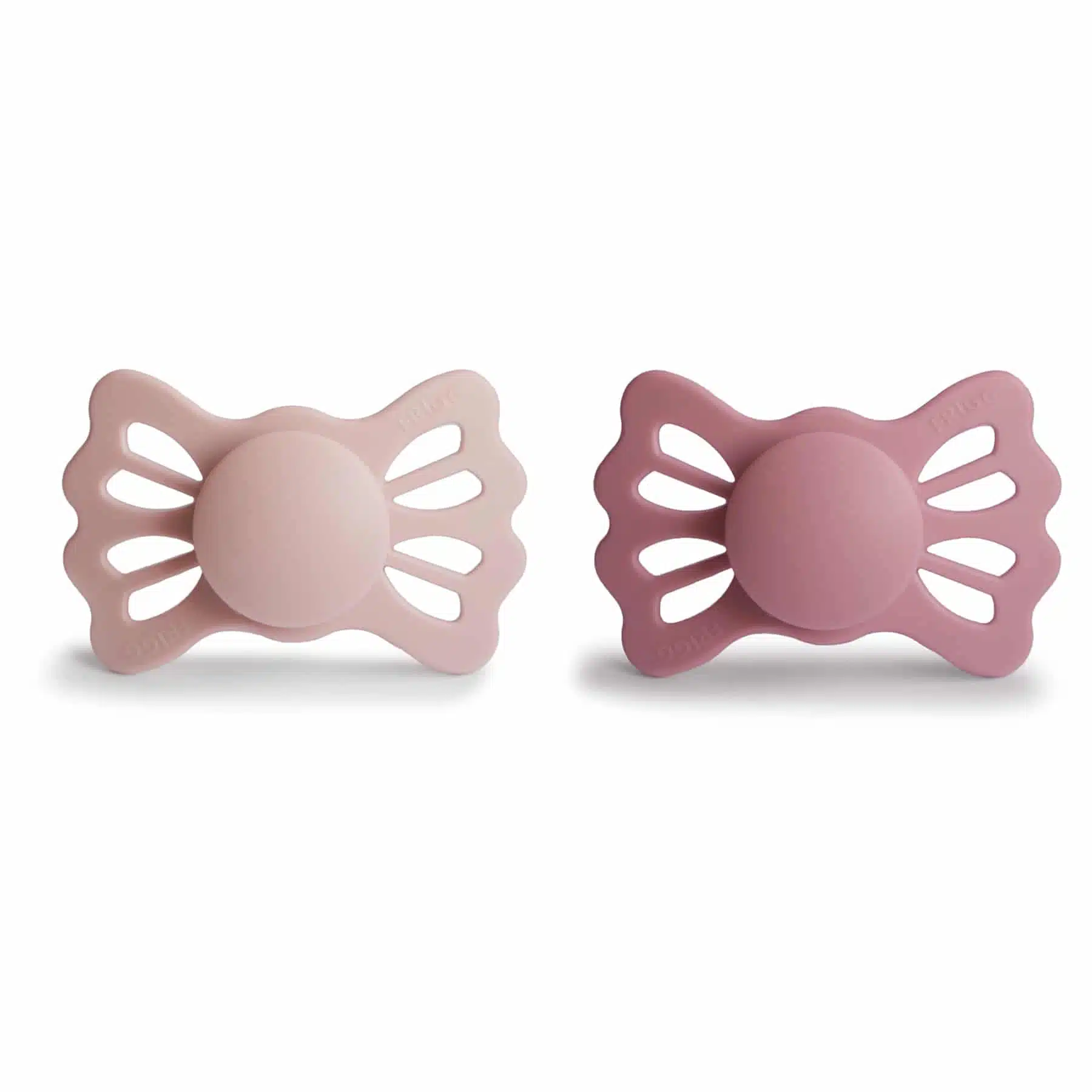 DVOJBALENIE SYMETRICKÝCH CUMLÍKOV FRIGG LUCKY BLUSH/ CEDAR, 6-18M, SILIKÓN