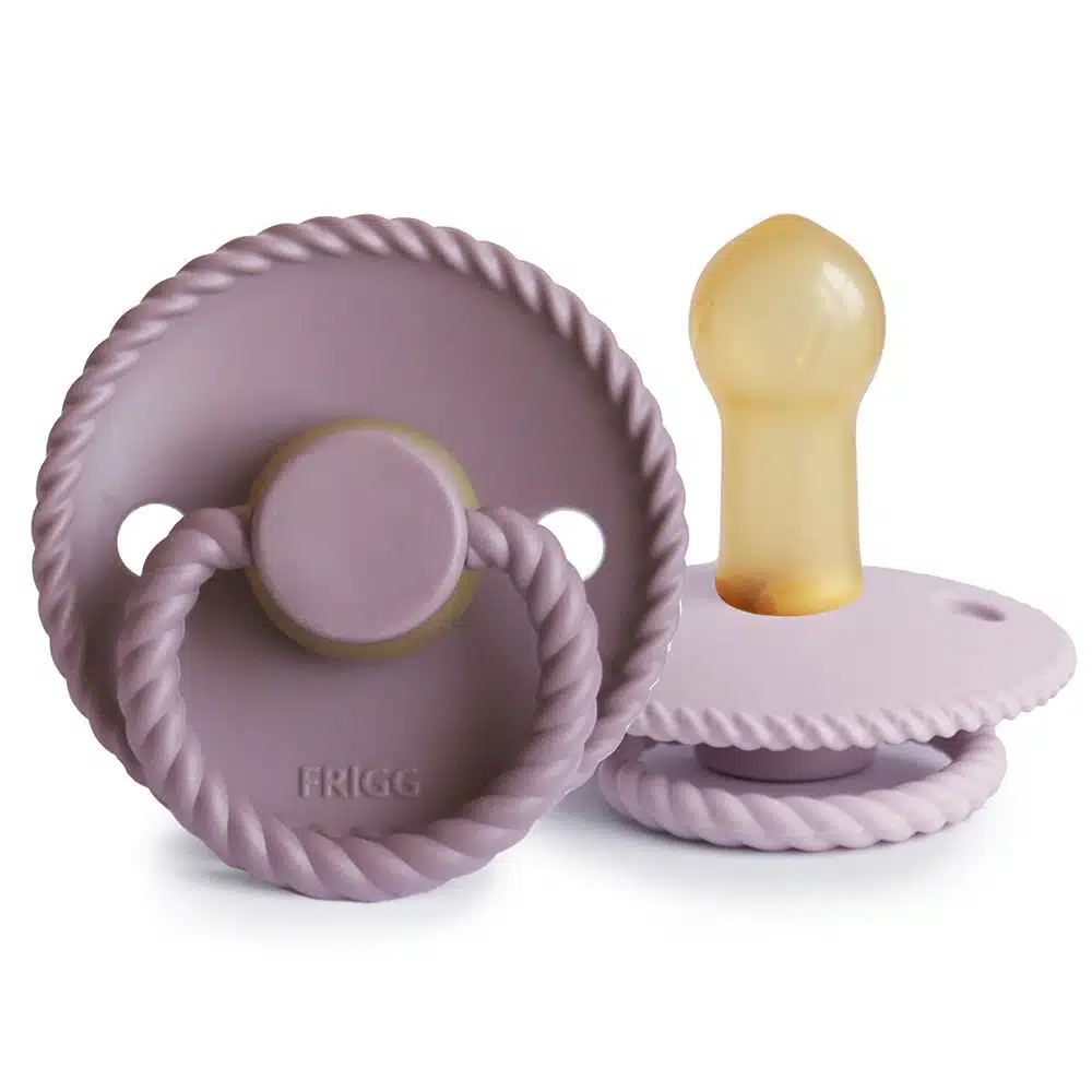 DVOJBALENIE CUMLÍKOV FRIGG ROPE TWILIGHT MAUVE/ SOFT LILAC, 6-18M, KAUČUK