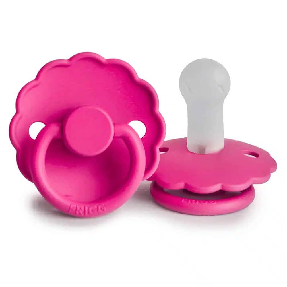OKRÚHLY CUMLÍK FRIGG DAISY FUCHSIA, 6-18M, SILIKÓN
