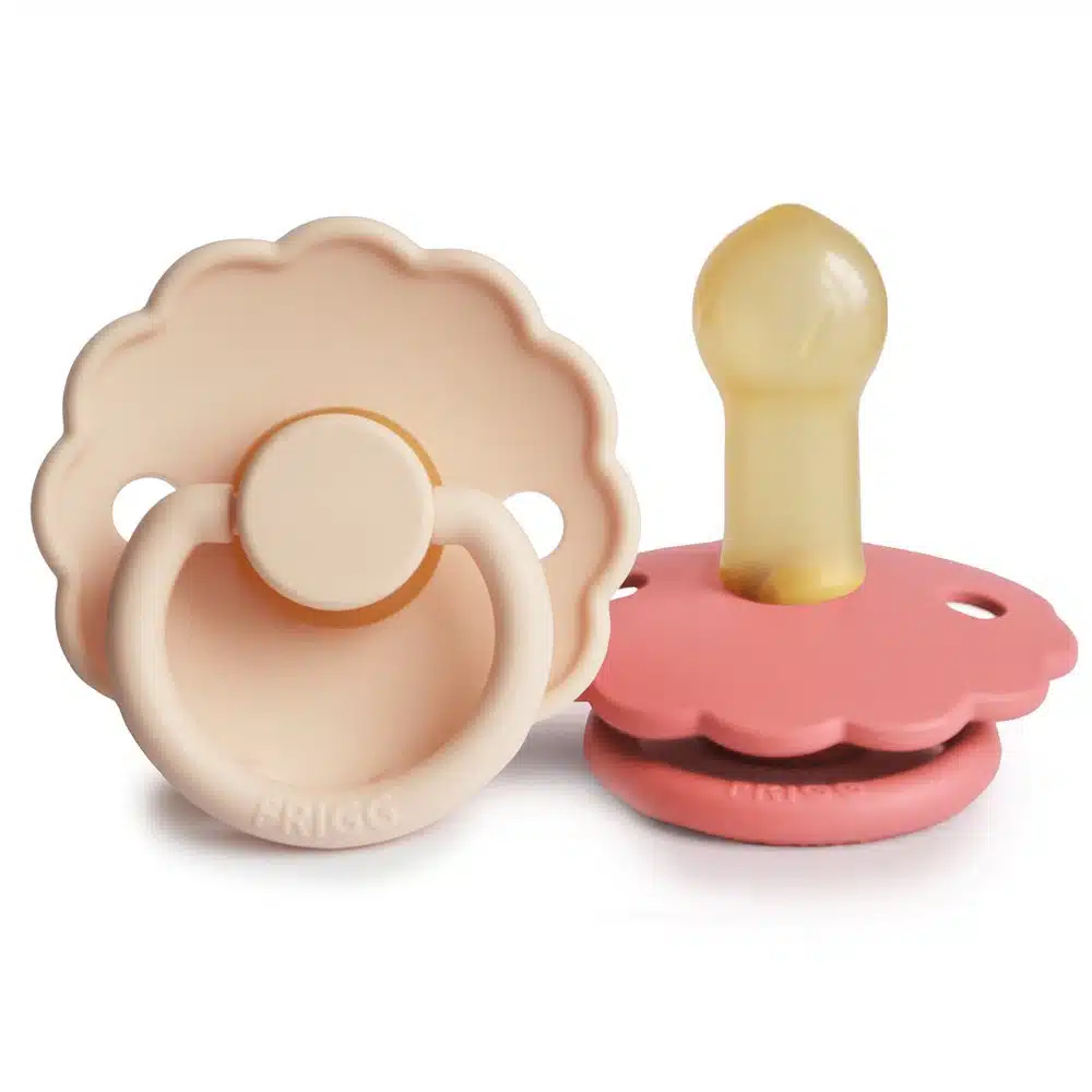 DVOJBALENIE CUMLÍKOV FRIGG DAISY PINK CREAM/ POPPY, 6-18M, KAUČUK
