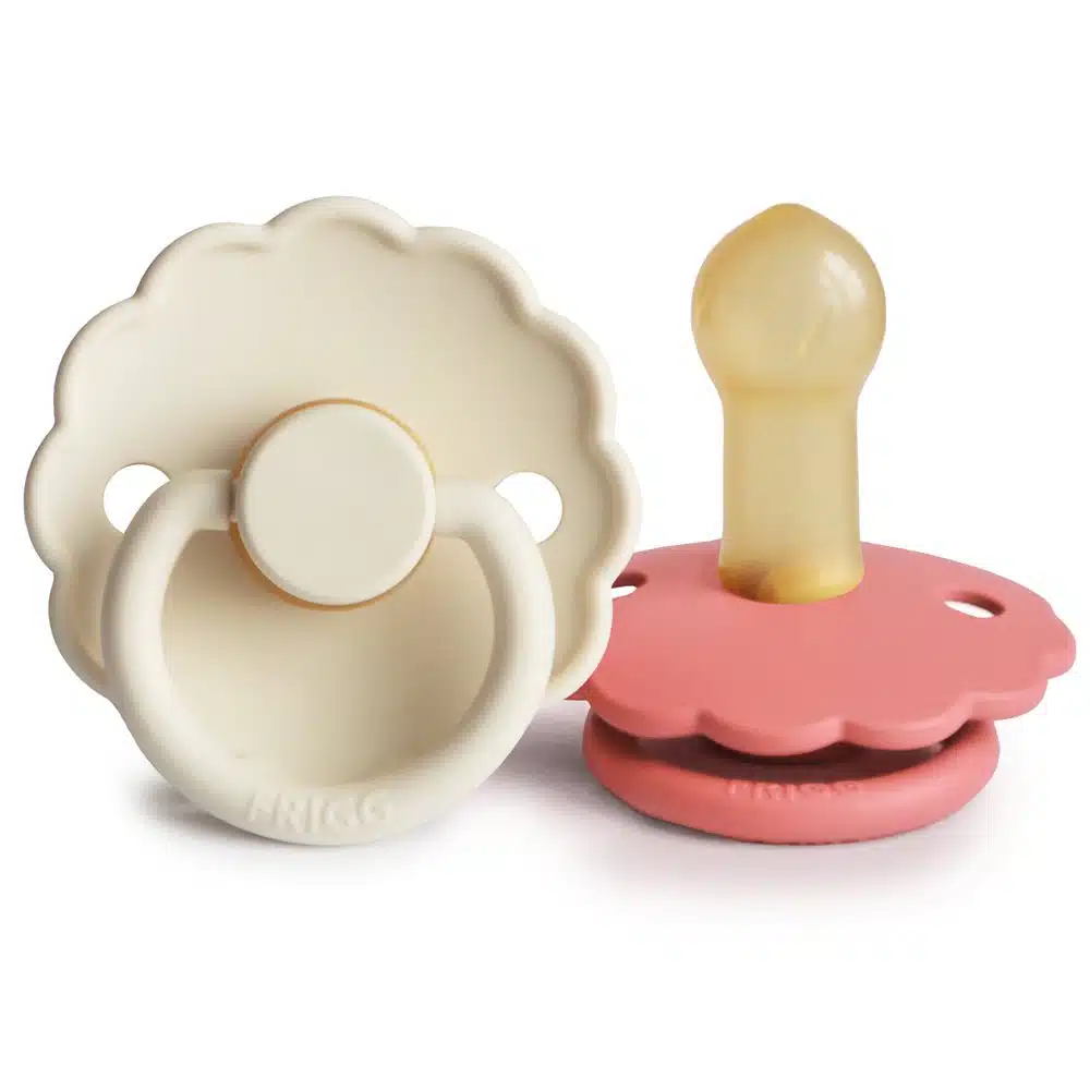 DVOJBALENIE CUMLÍKOV FRIGG DAISY CREAM/ POPPY, 6-18M, KAUČUK